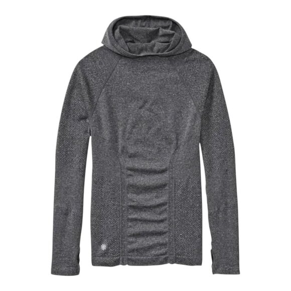 Athleta Tops - Athleta Tracker Long Sleeve Pullover Grey Hoodie Long Sleeve Small